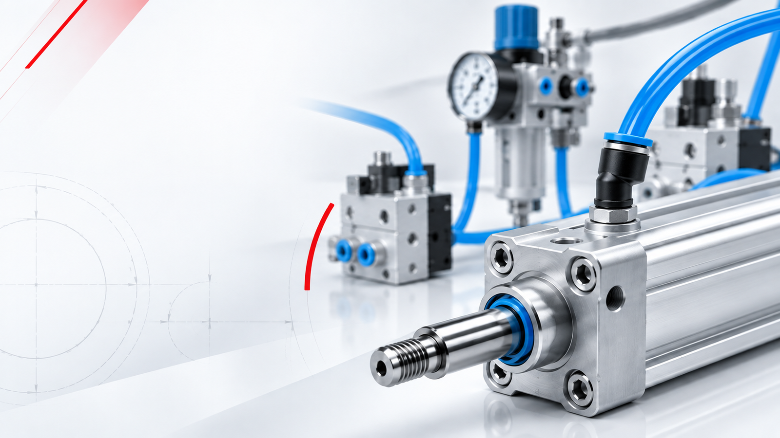 Industrial pneumatic components