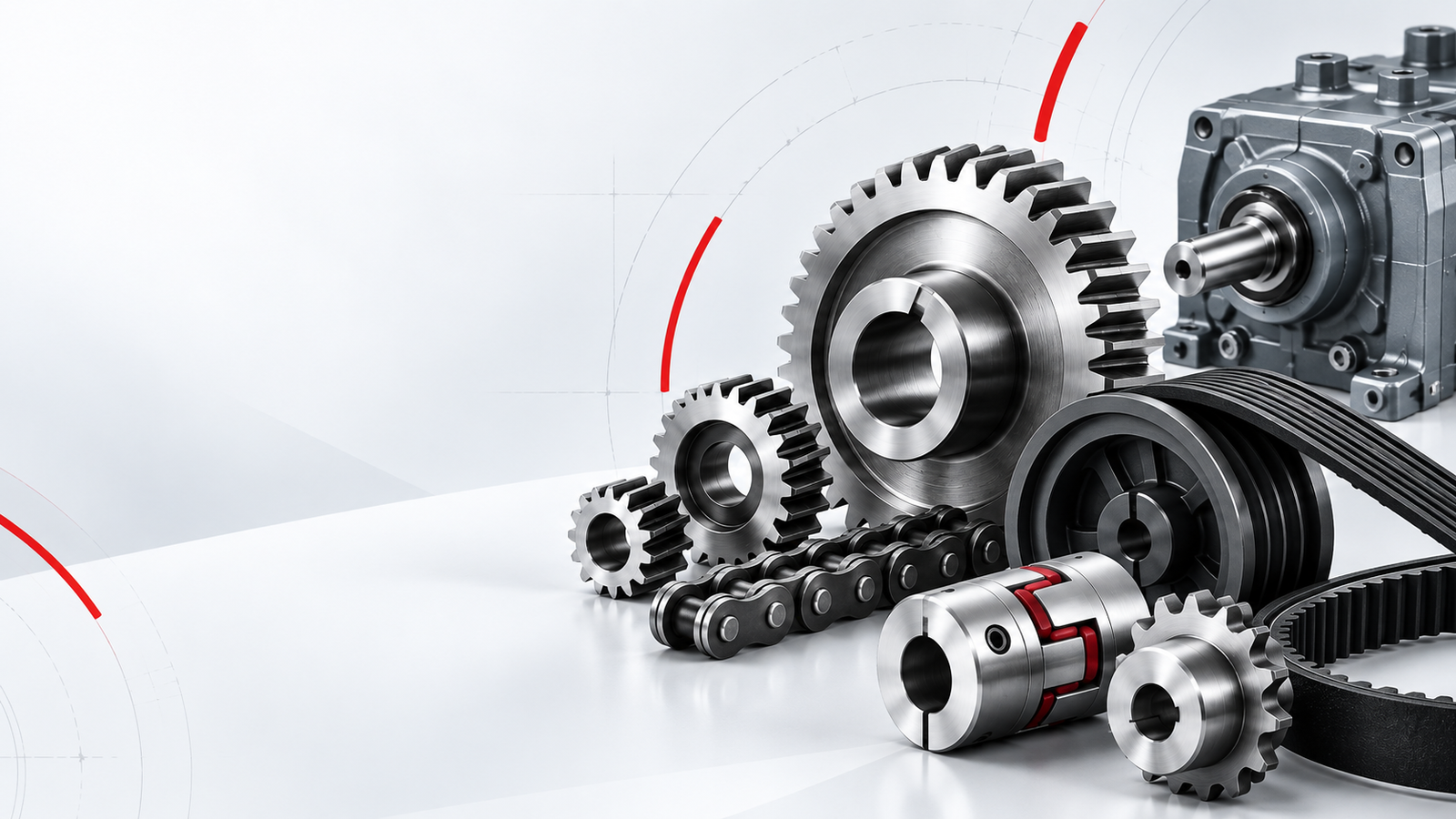 Mechanical power transmission components